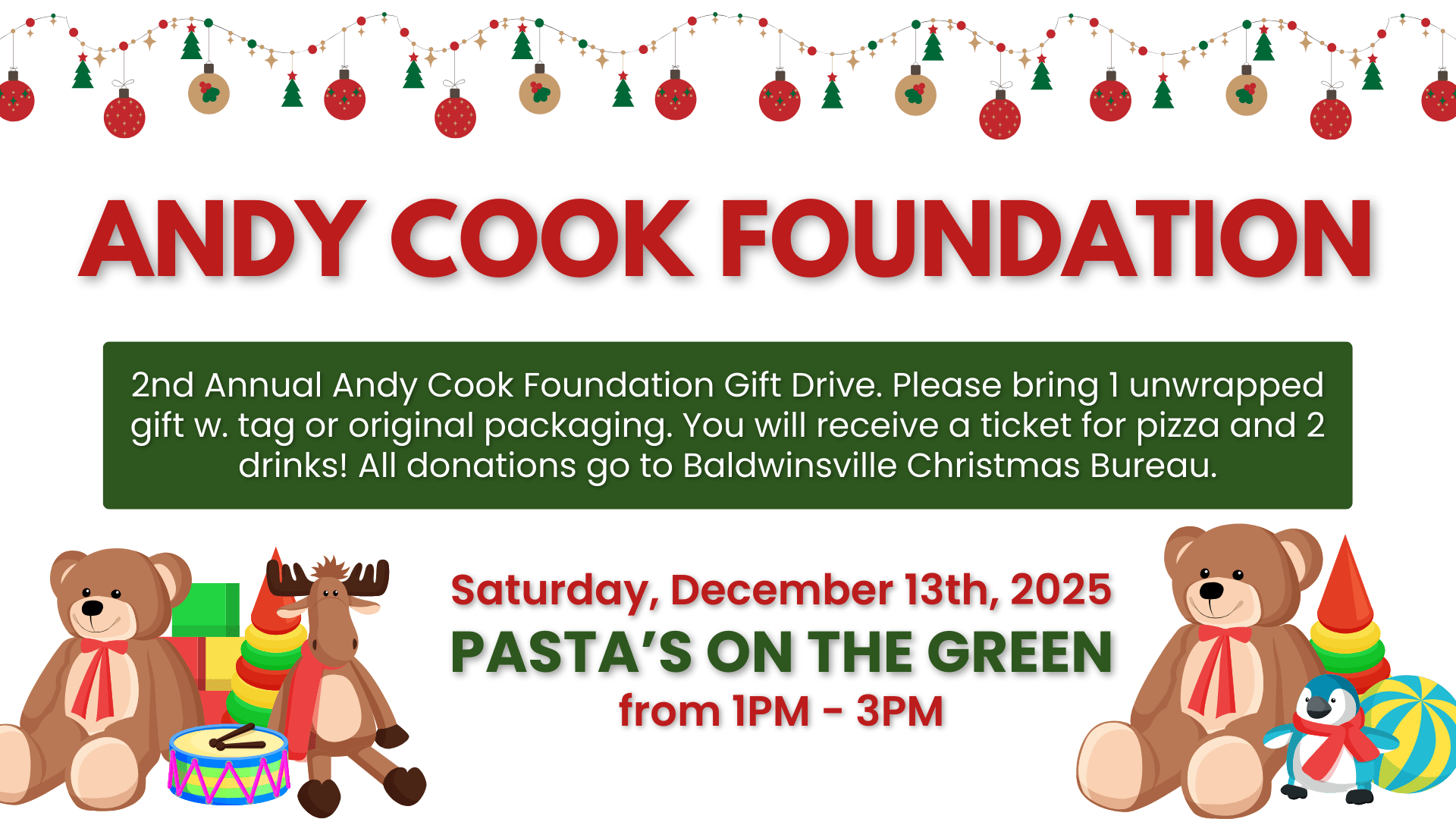 Toy Drive (Facebook Cover)